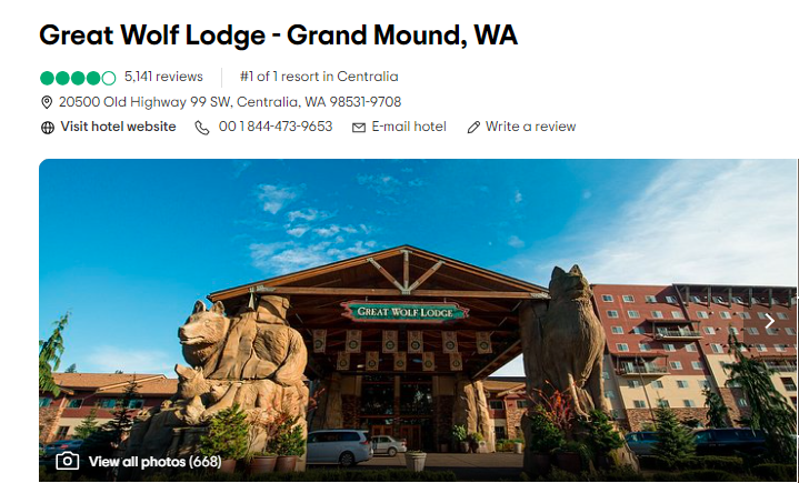 Great Wolf Lodge Seattle