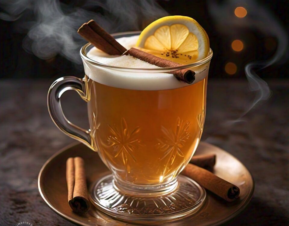 A photo of a hot toddy that's AI generated